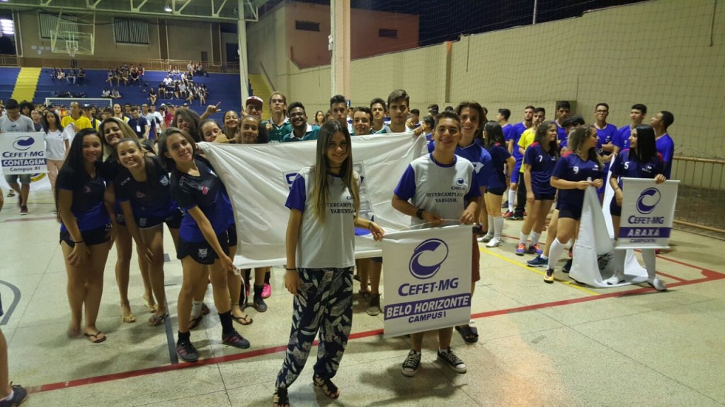 Abertura dos XII Jogos Intercampi 2017 – CEFET-MG (Varginha). 